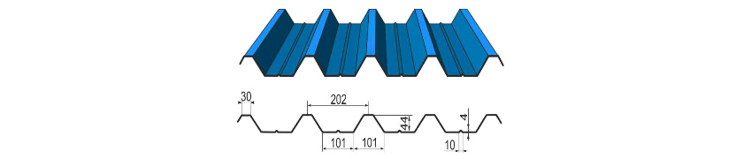 Профнастил НС-44